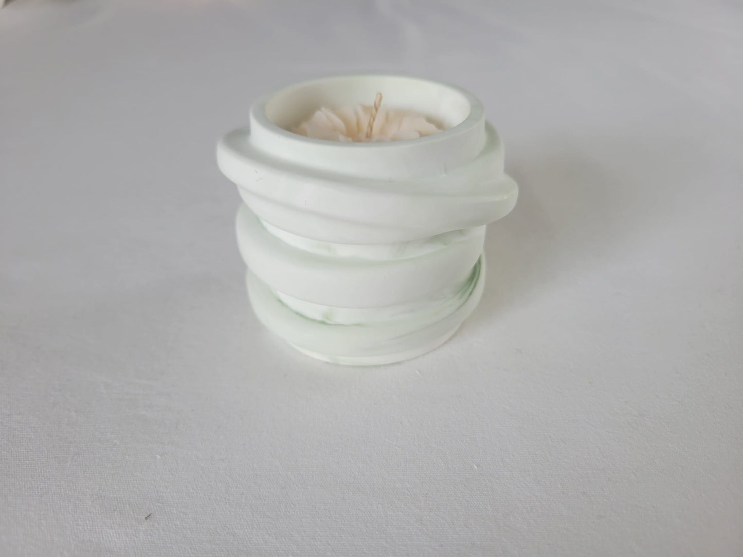 Pot vague avec bougie