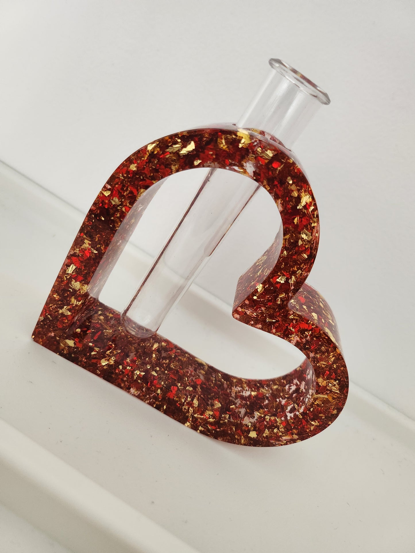 Cœur avec tube